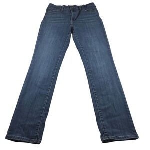 Levi's 724 High Rise Straight Jeans Women's Size 31 Medium Wash Stretch Denim